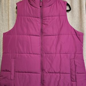Merona Women's Magenta Puffer Vest